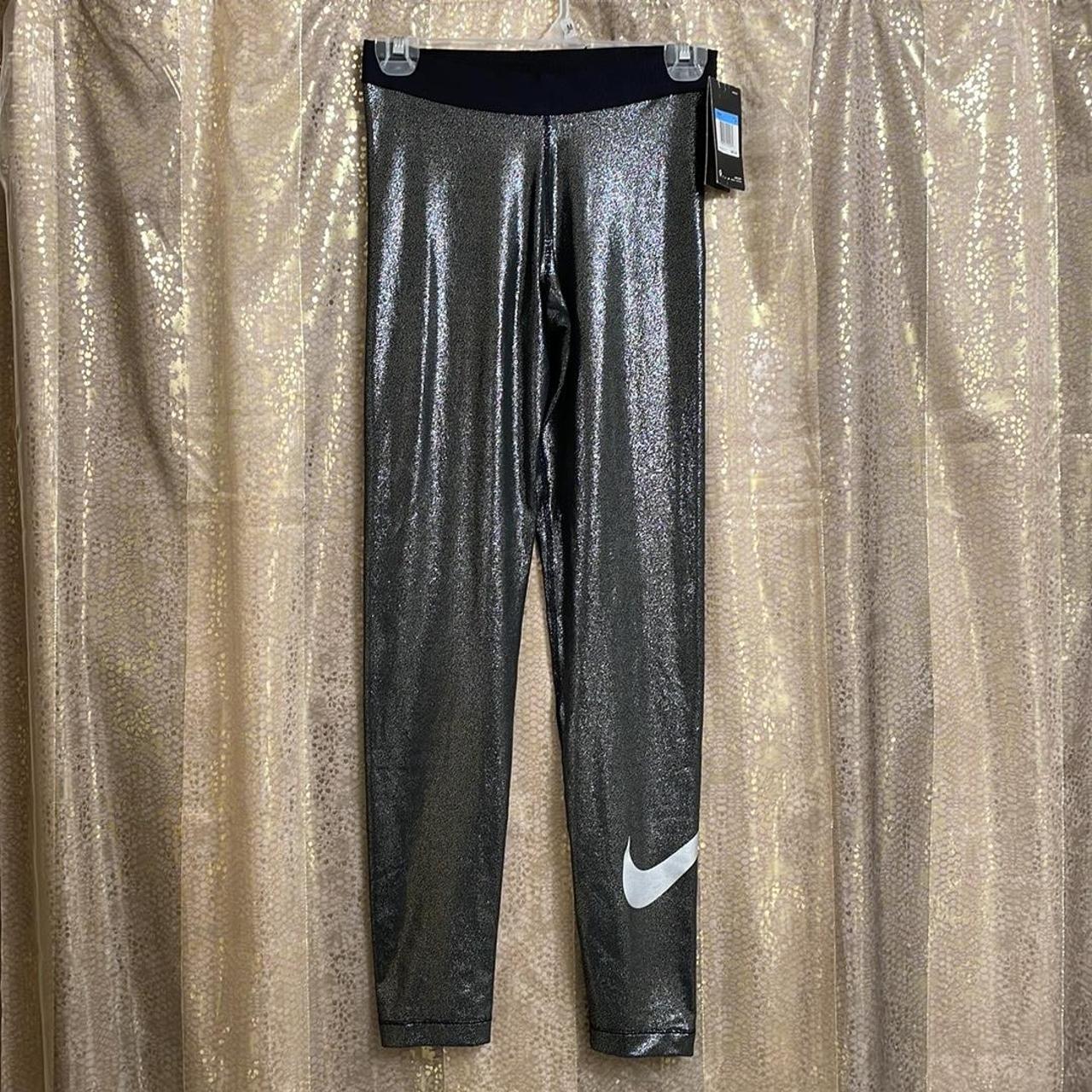 Silver hot sale nike leggings