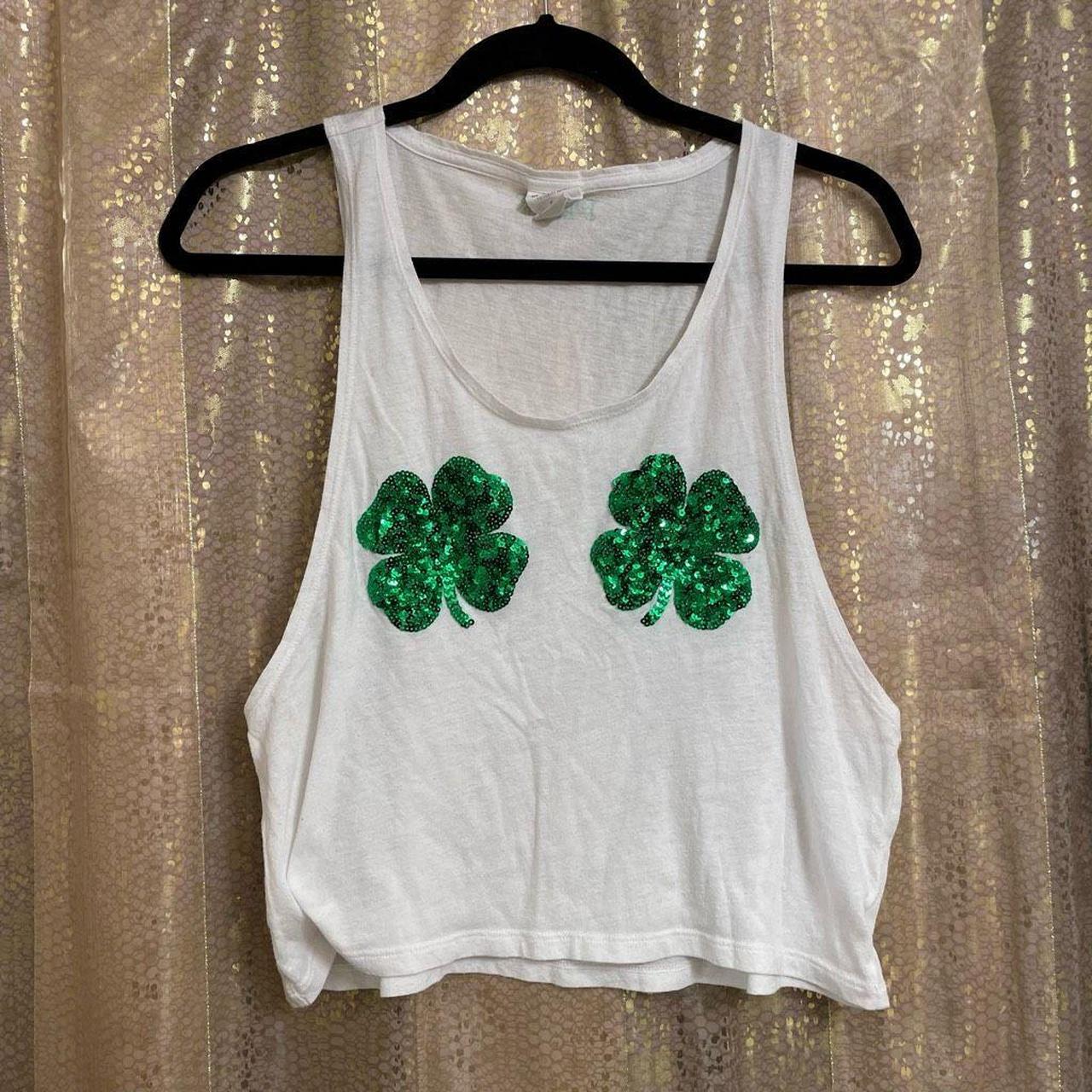 Victoria secret shop shamrock shirt