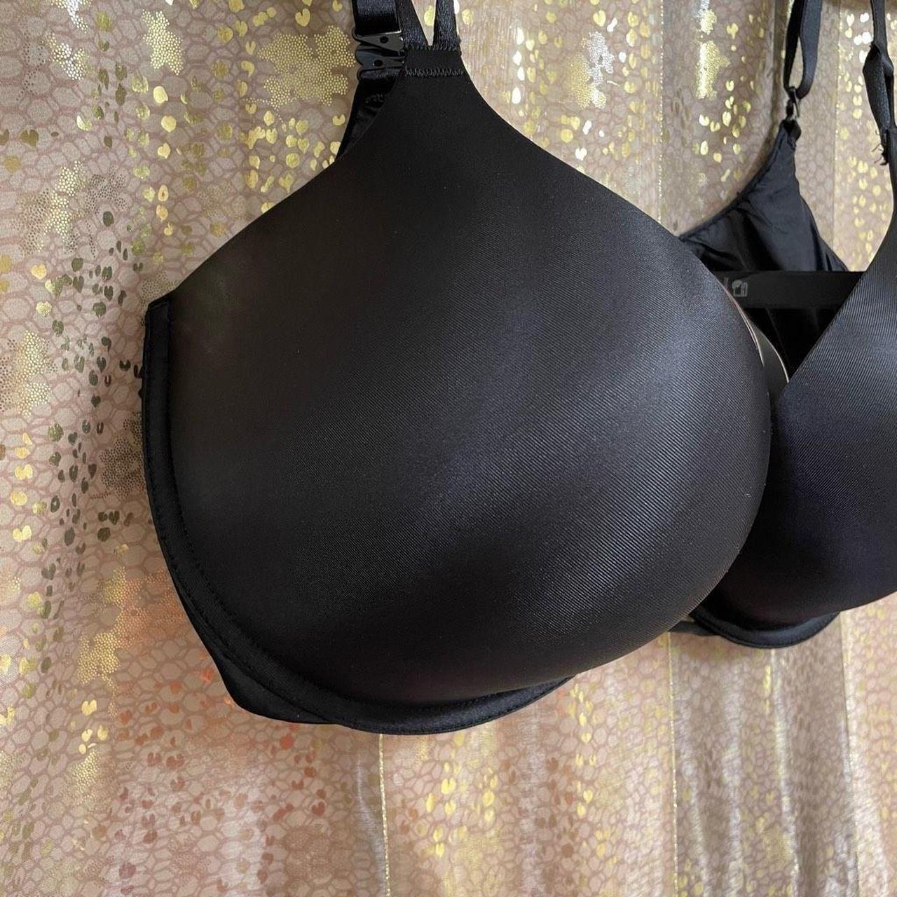 Black Victoria's Secret Bombshell push-up bra with - Depop
