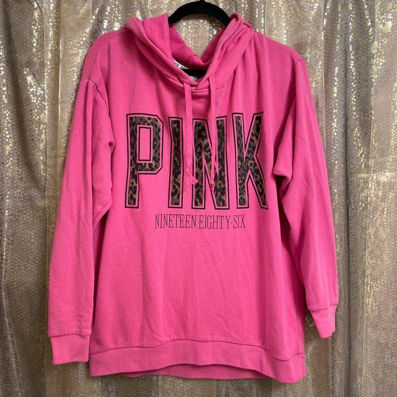 victorias secret PINK hoodie size large but fits - Depop