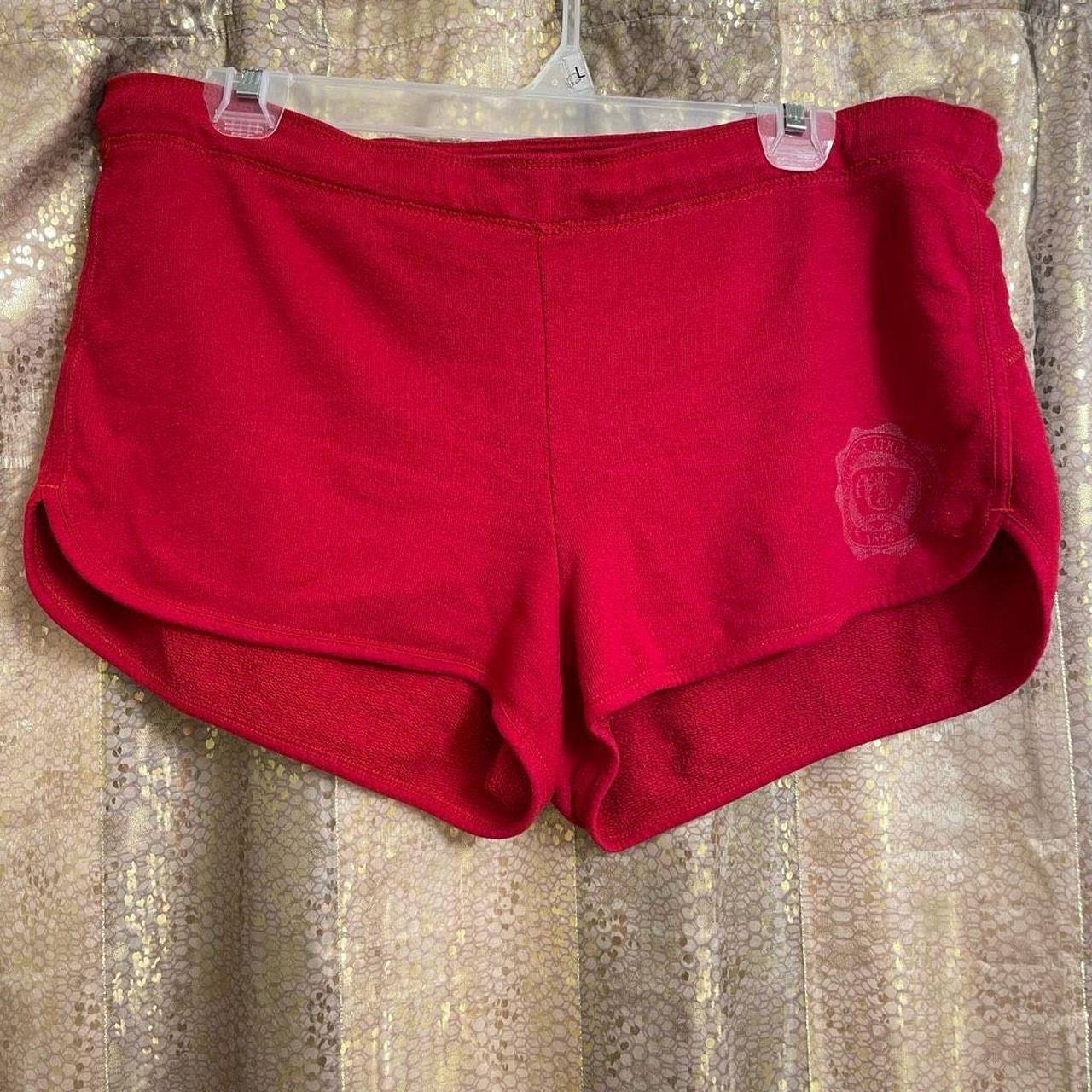 VTG Y2K Abercrombie & Fitch Red Dolphin Style Shorts... Depop
