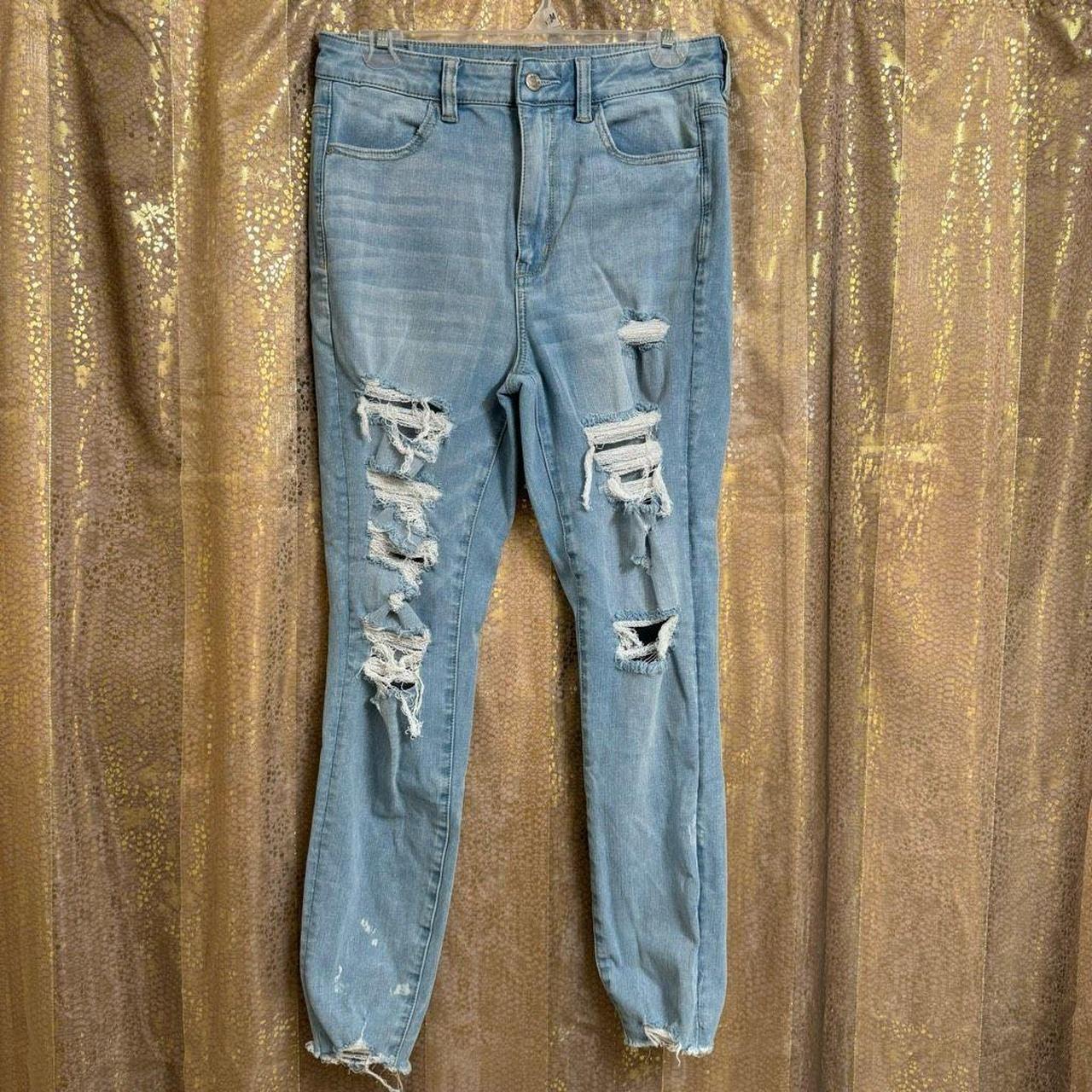 American Eagle 360 Next Level Stretch Light Wash. Depop