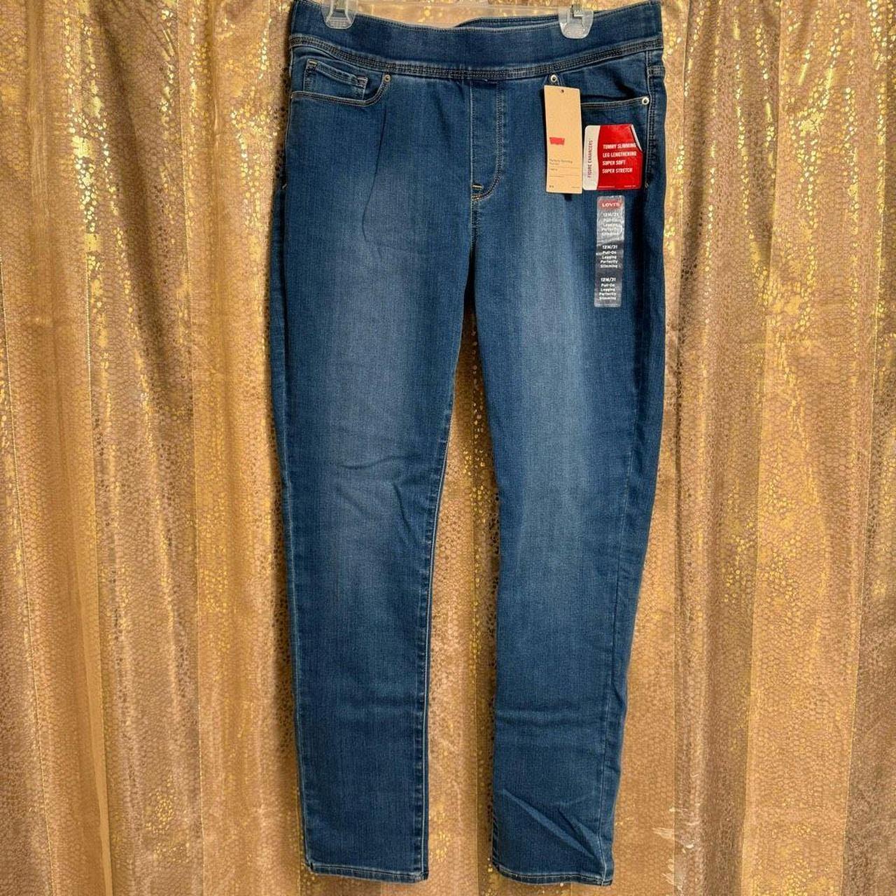 Women s Levi s Perfectly Slimming Pull On Blue. Depop