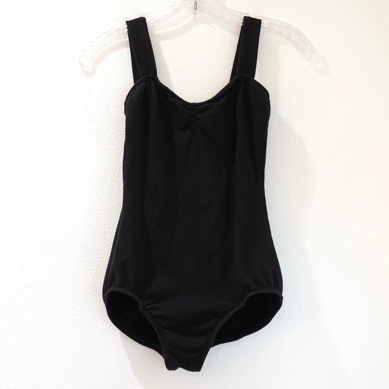 Dance Leotard Bodysuit - Black - Sweatheart... - Depop