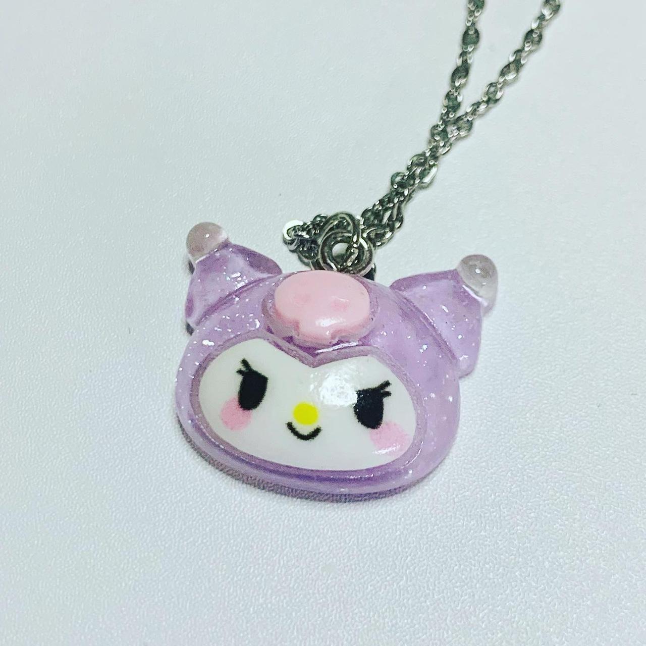 Pastel purple Sanrio kuromi necklace This is a... - Depop