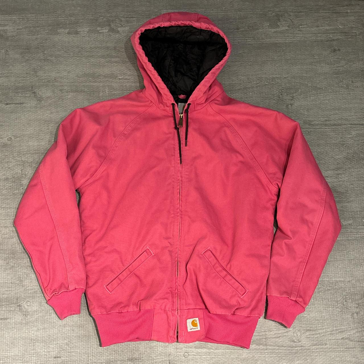 Pink Carhartt Jacket Great shape no damage or... - Depop