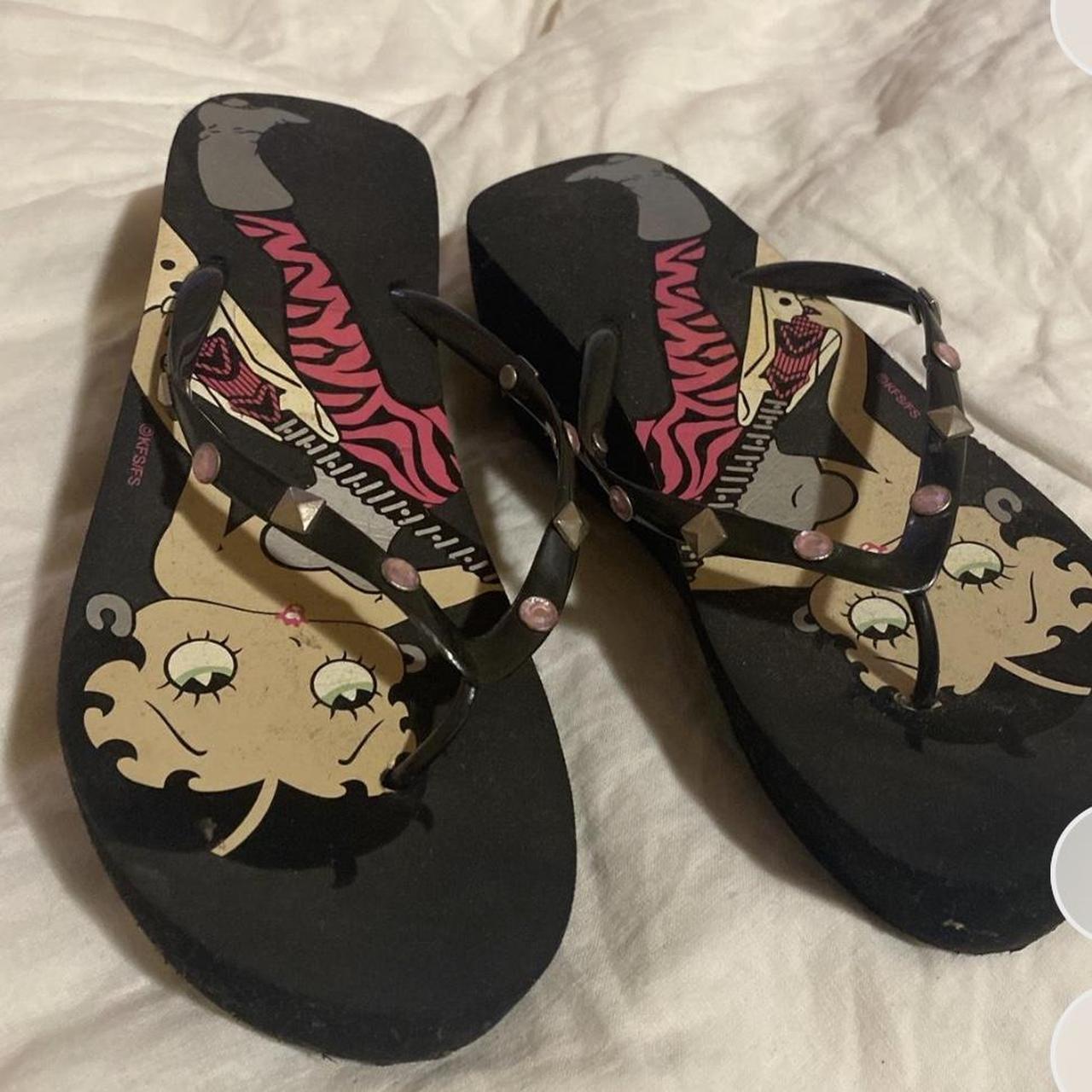 betty boop platform sandals
