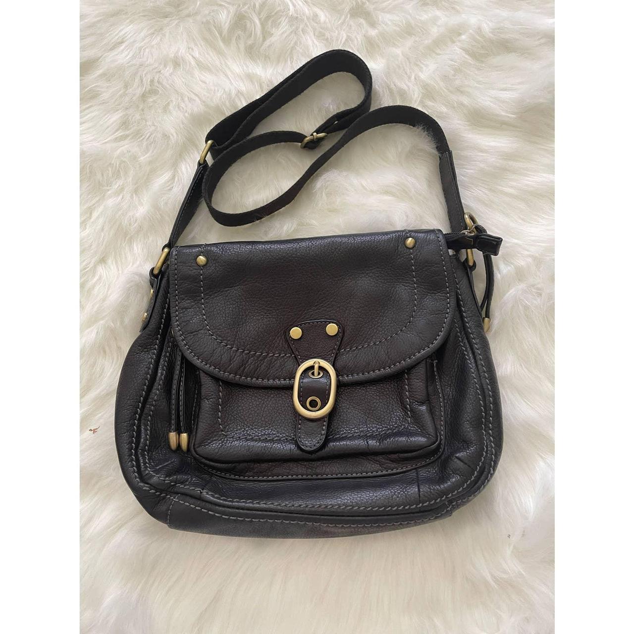 Giani Bernini Black Genuine Leather Handbag Purse Satchel crossbody wallet  | Leather handbag purse, Genuine leather handbag, Crossbody wallet