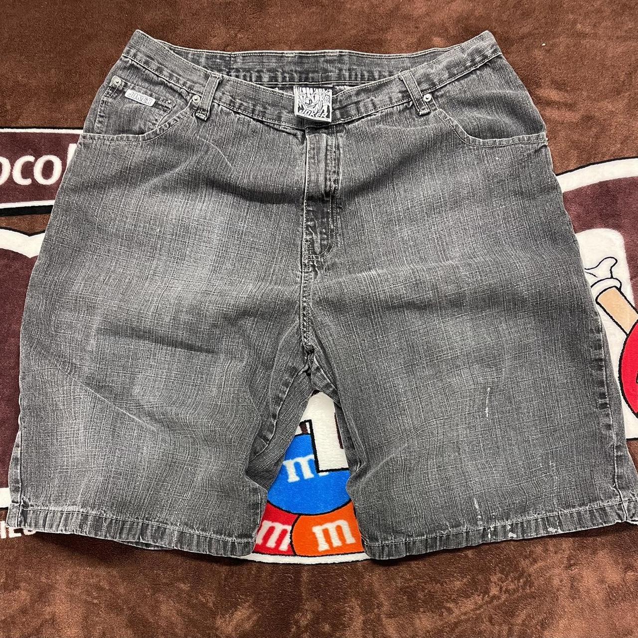 Vintage Grey Y2K Joker Brand Denim Wash Jorts - Size 38 | Depop