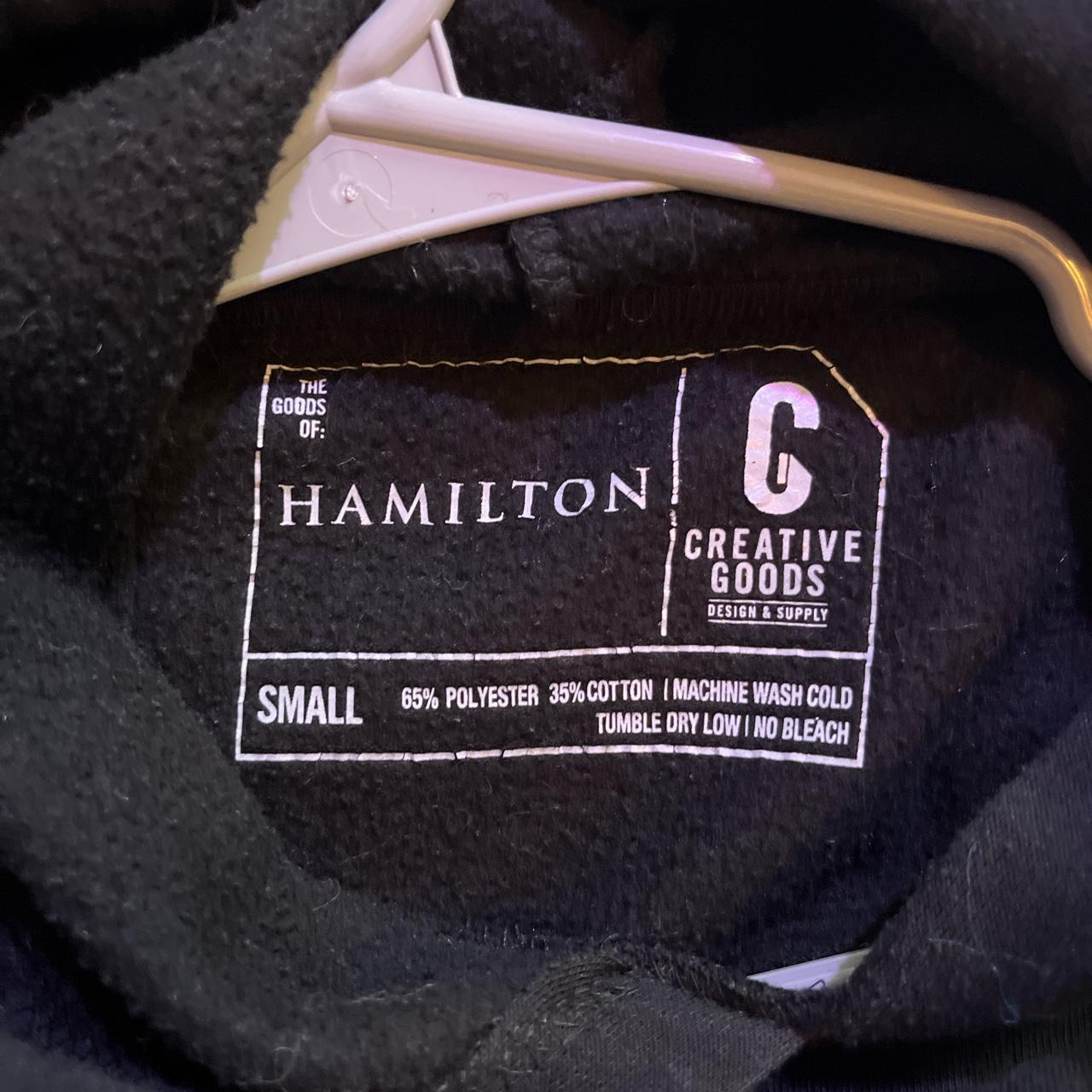 Hamilton Watch Company Women's Black and Gold Hoodie (4)