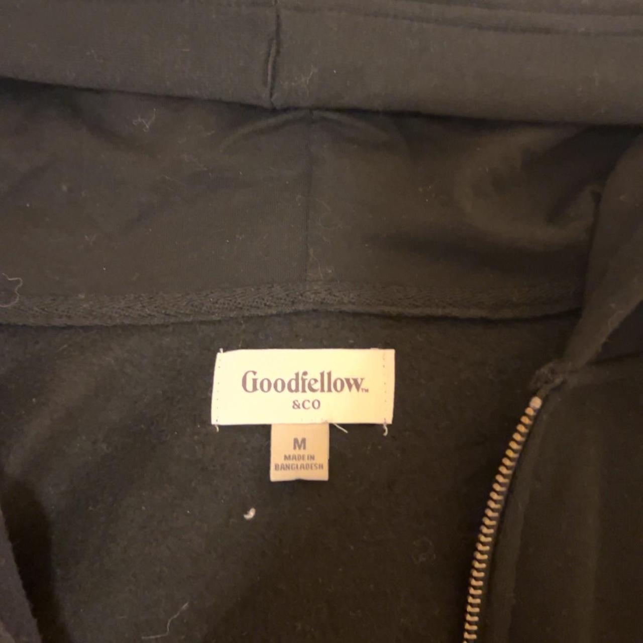 target black zip up w gold zippers Depop