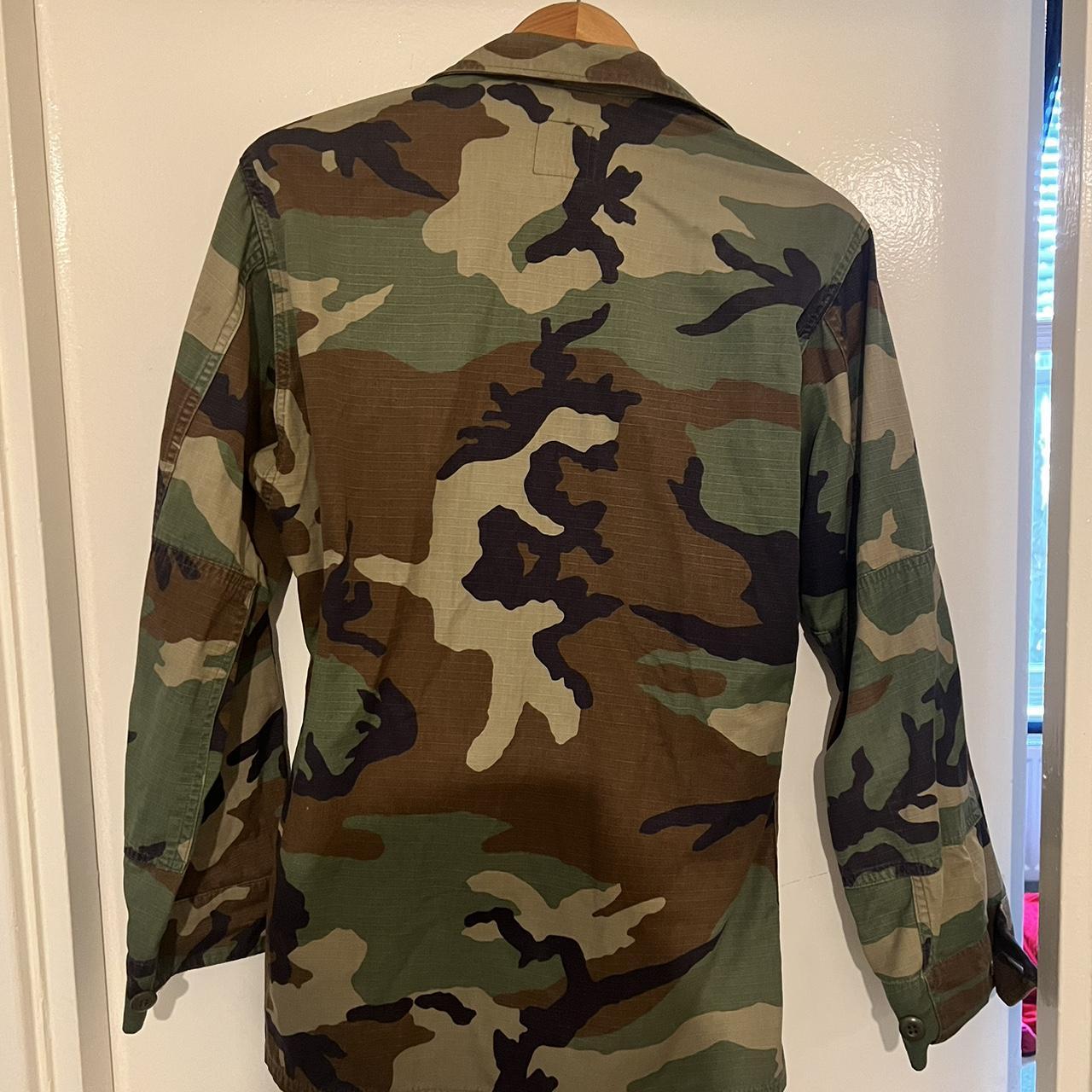 M Army surplus camouflage jacket #army... - Depop