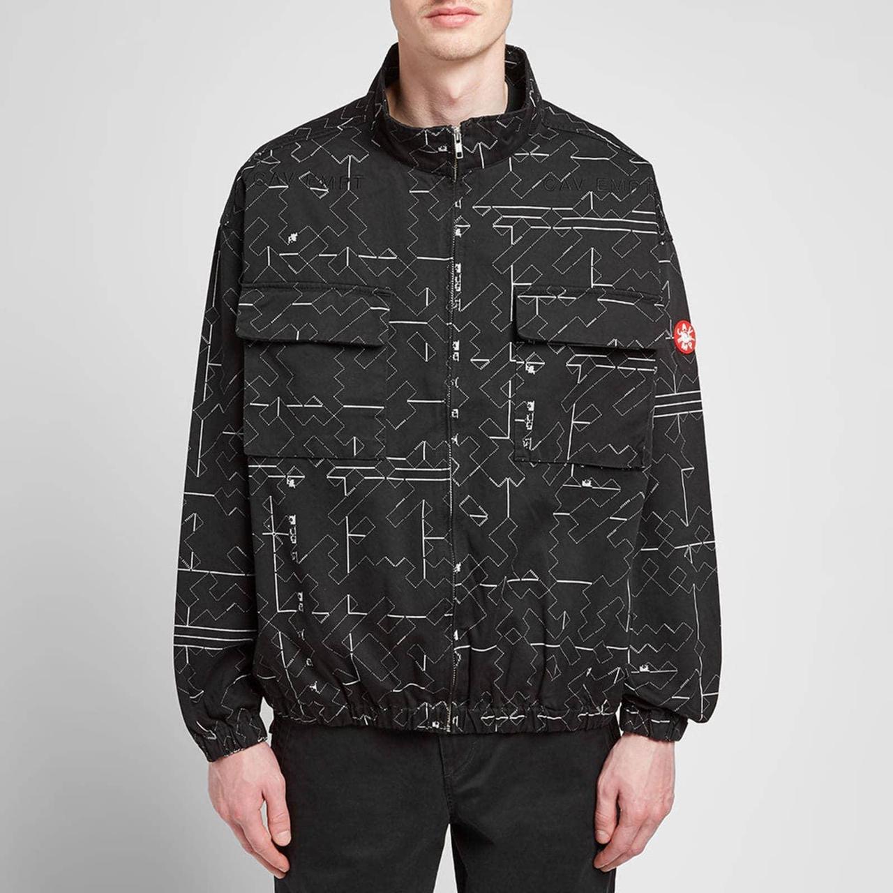 Cav Empt jacket Style Noise 7 Zip Jacket Black and Depop