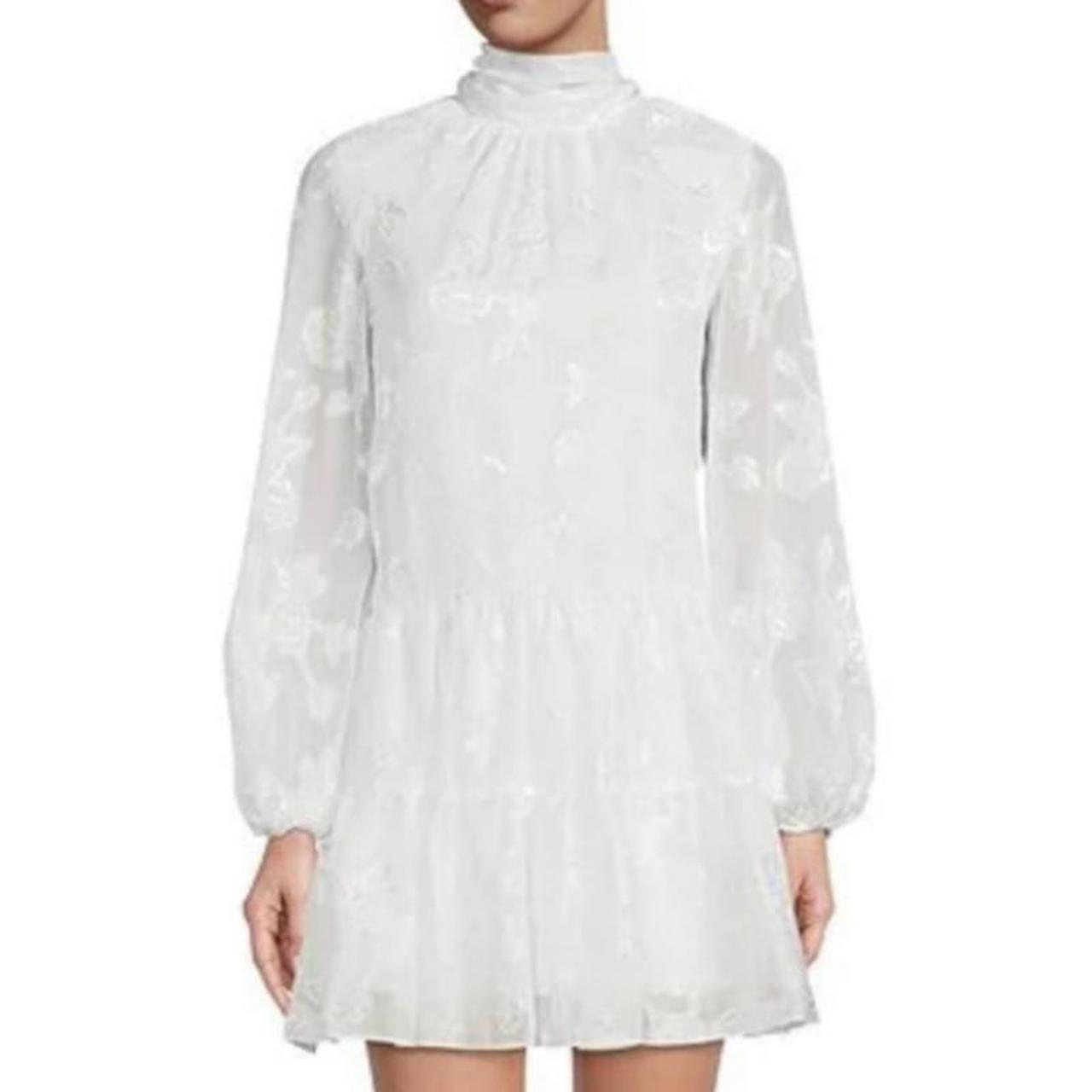 Belle badgley mischka outlet white dress