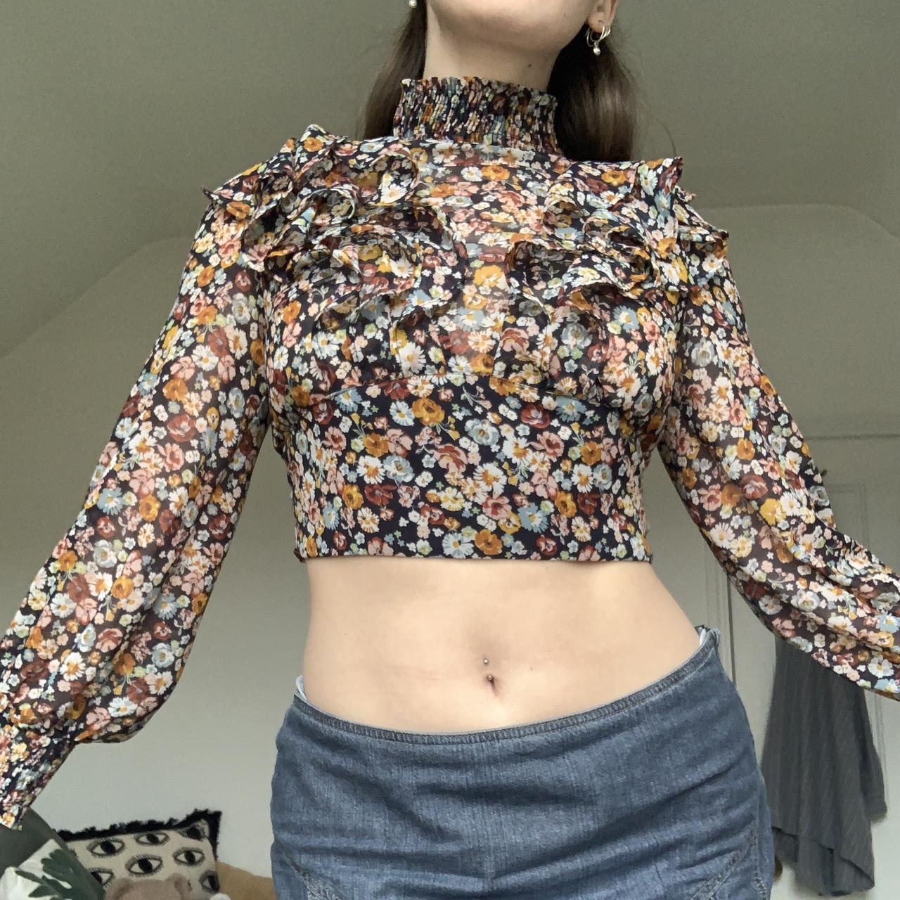 Zara Women's Multi Blouse | Depop