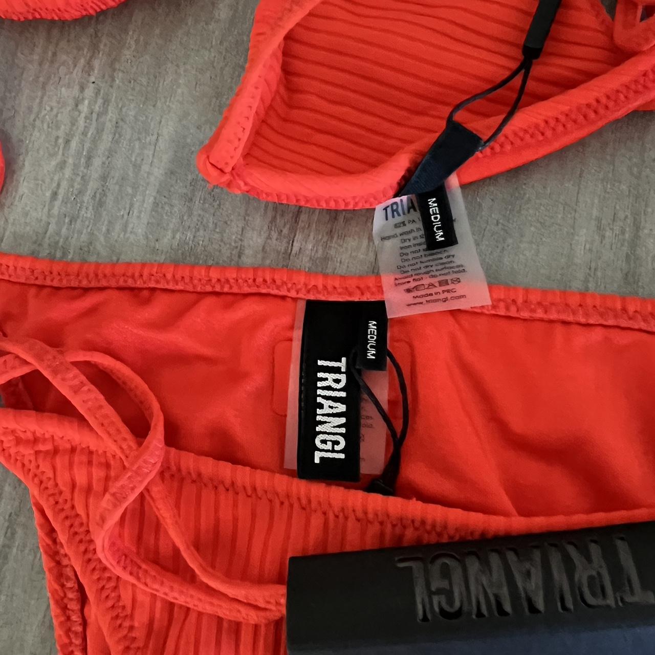 Triangl vinca candy red bikini set New with... - Depop