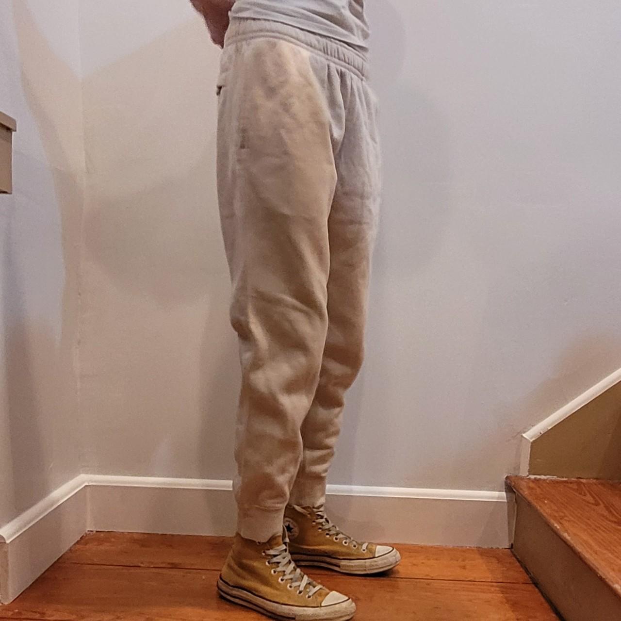 Nike Men's Cream Joggerstracksuits Depop