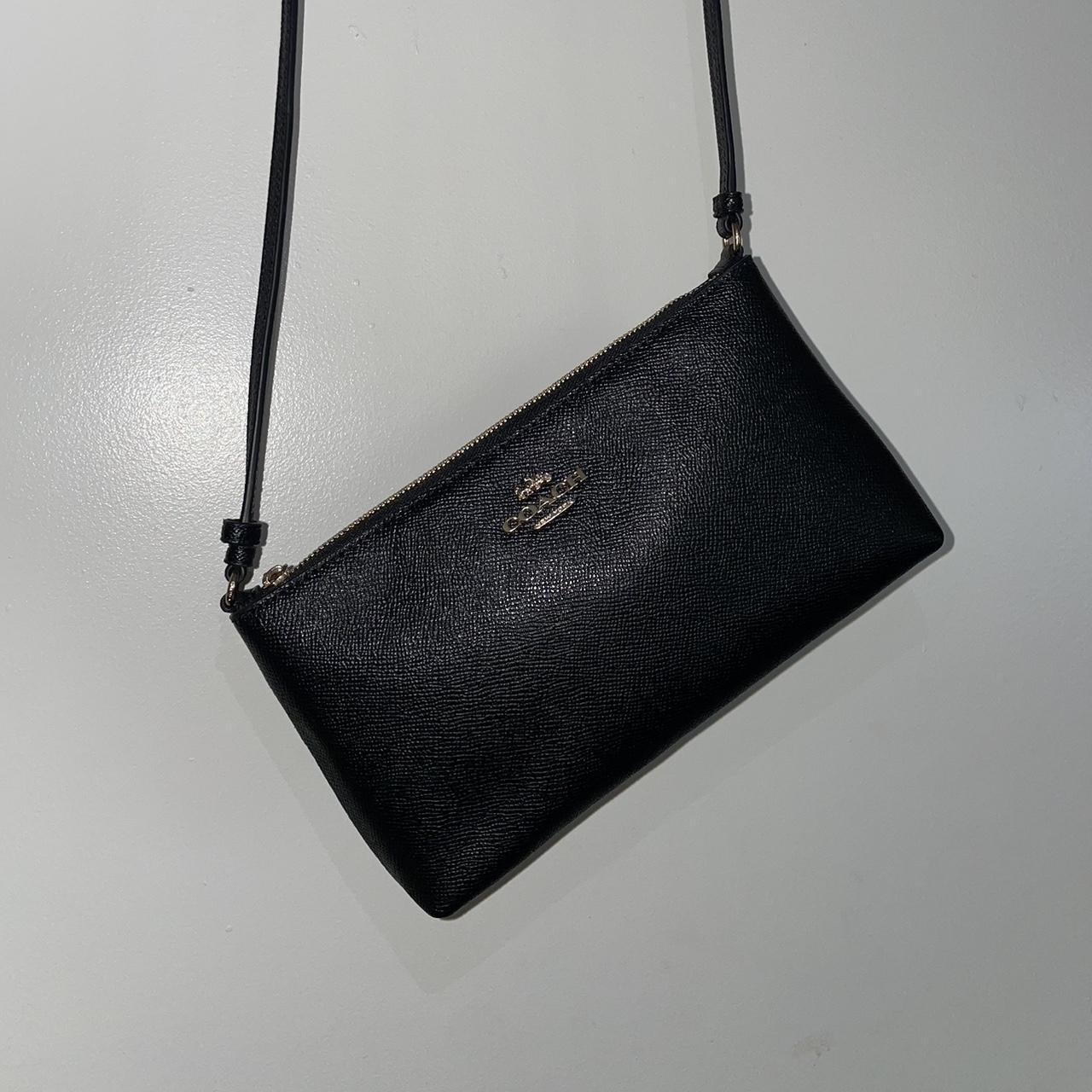 tas handbag Coach Marlie Top Handle Leather Black | Tinkerlust