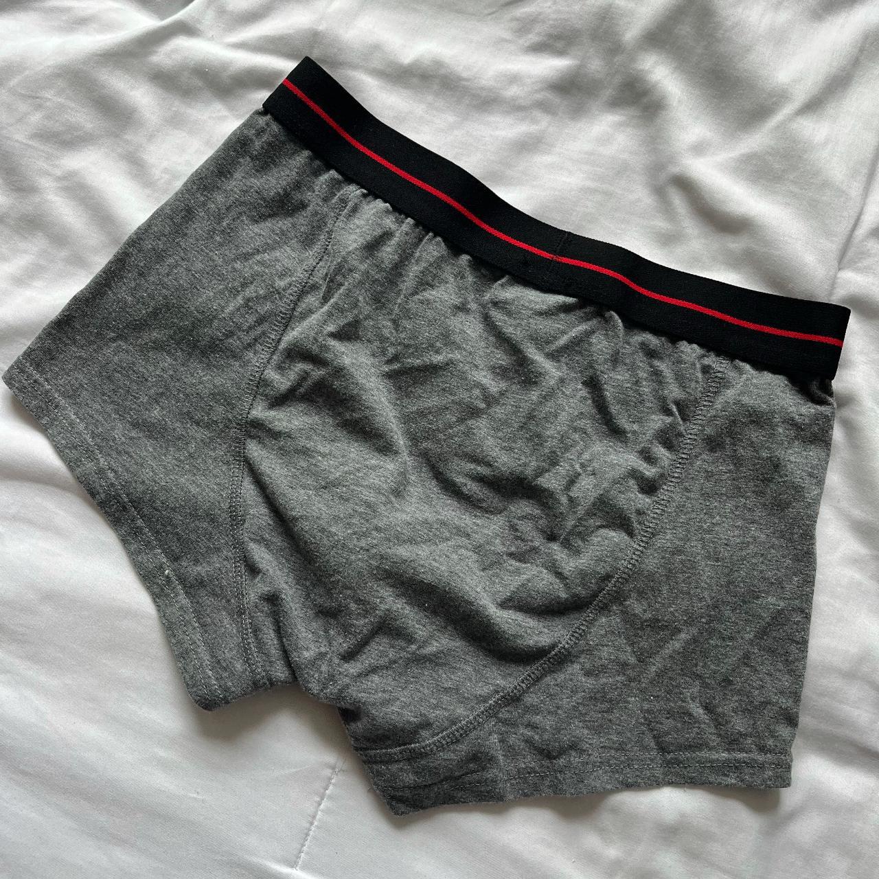 NBA Women's Grey and Red Boxers-and-briefs | Depop