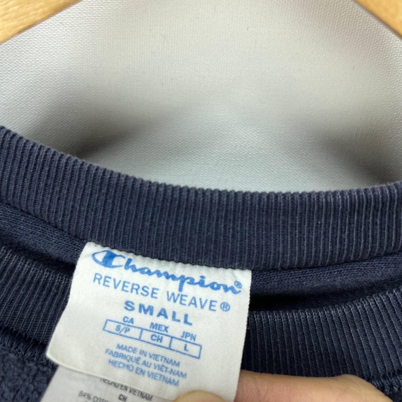 Vintage Champion Reverse Weave Inside Out Sweatshirt... - Depop