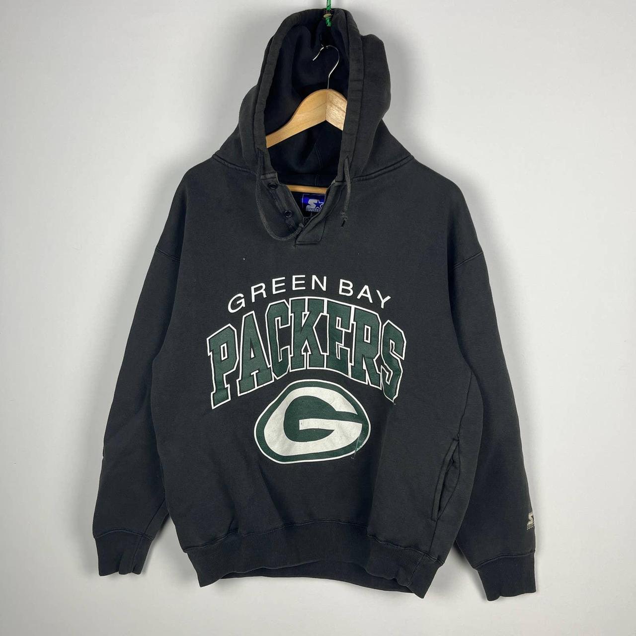 Starter Mens Green Bay Packers Sweatshirt, Green, Large