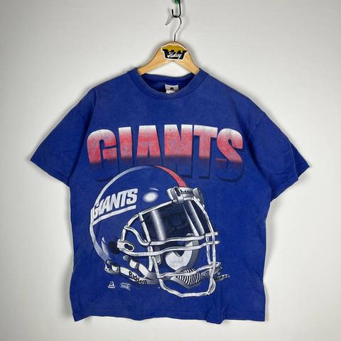 Vintage 90's New York Giants White Long Sleeve - Depop