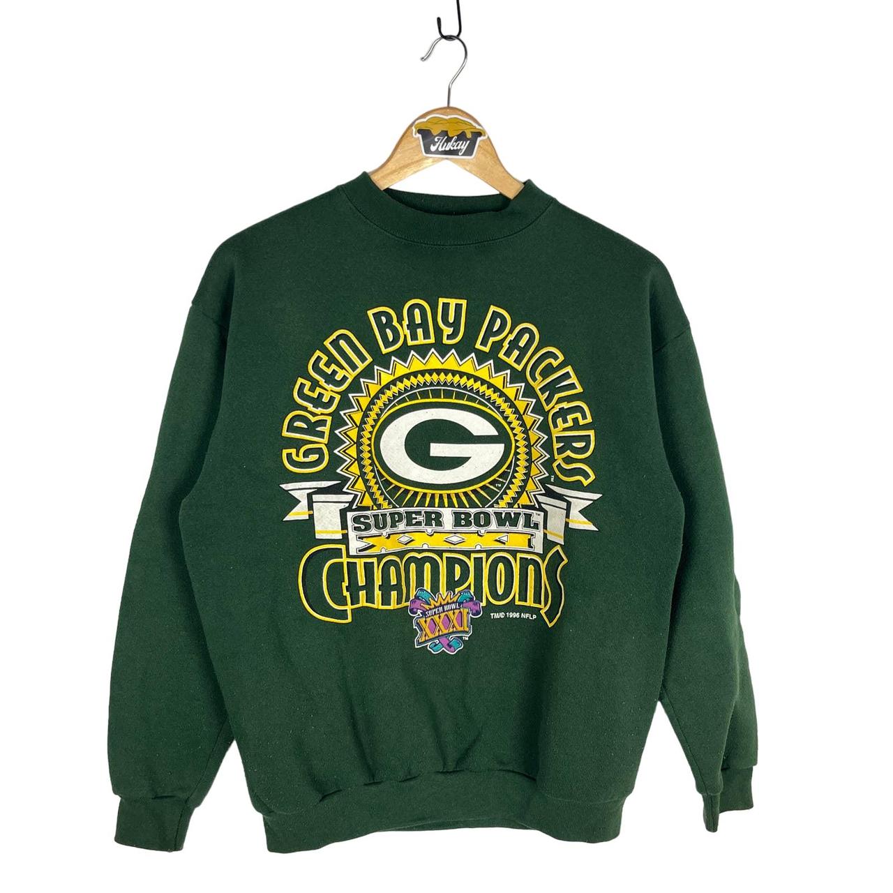 Vintage 90s Green Bay Packers Sweatshirt Super Bowl Crewneck