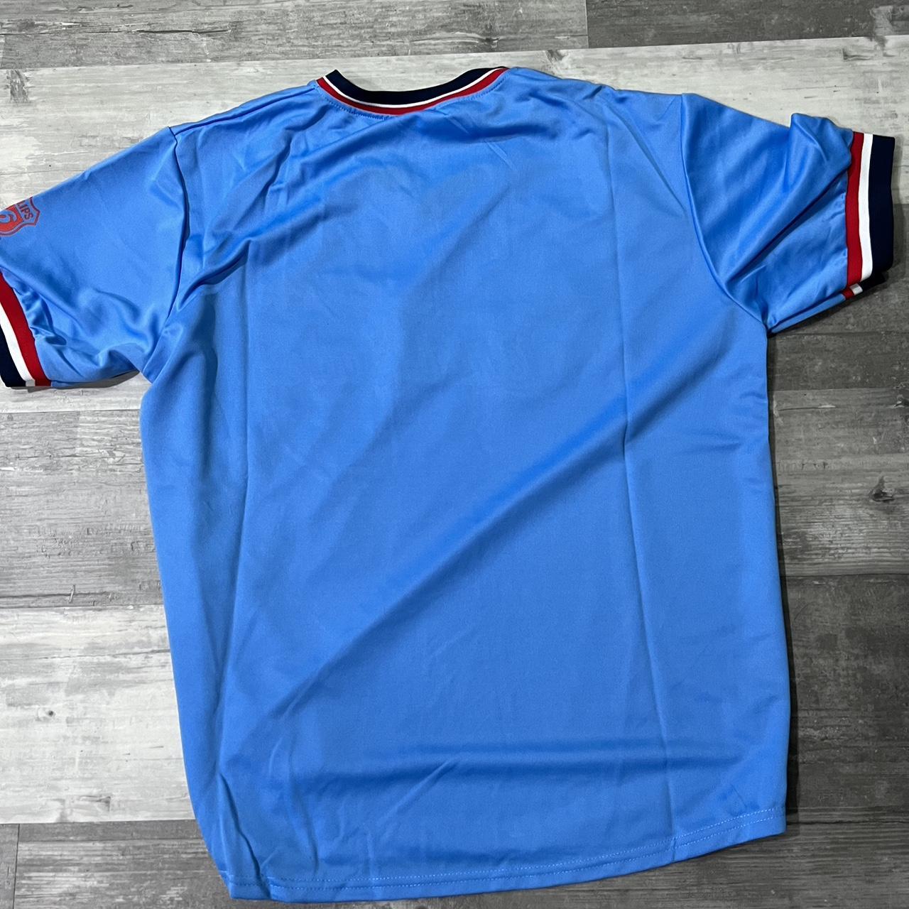 St.Louis Cardinals vintage baby blue jersey\shirt - Depop