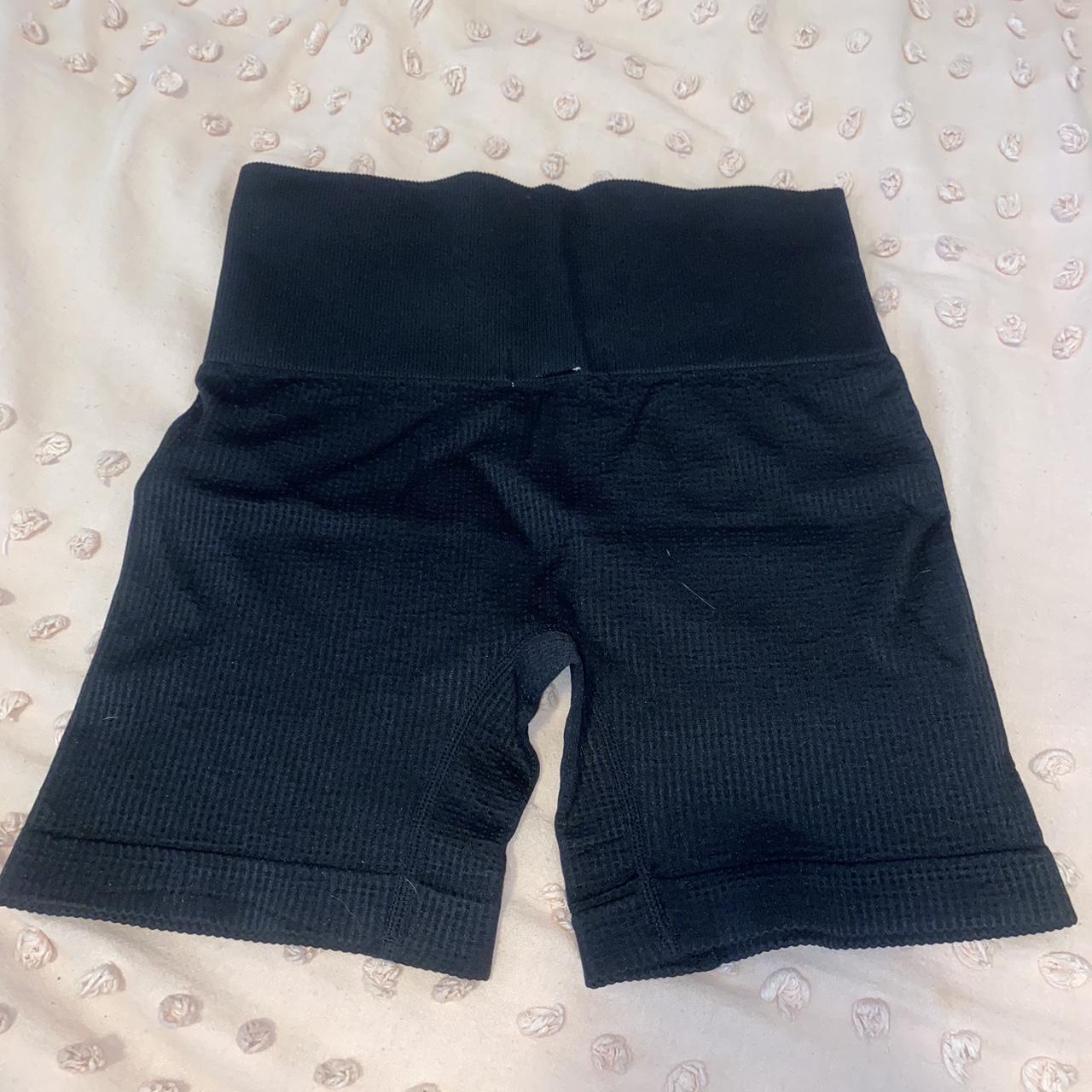 Target Women's Black and Blue Shorts | Depop