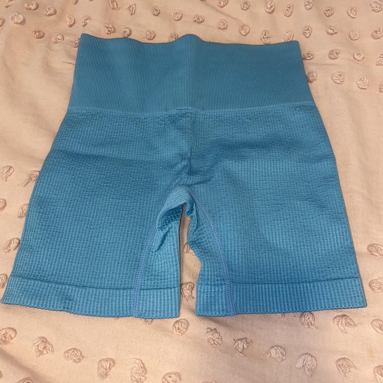 Target Women's Black and Blue Shorts Depop