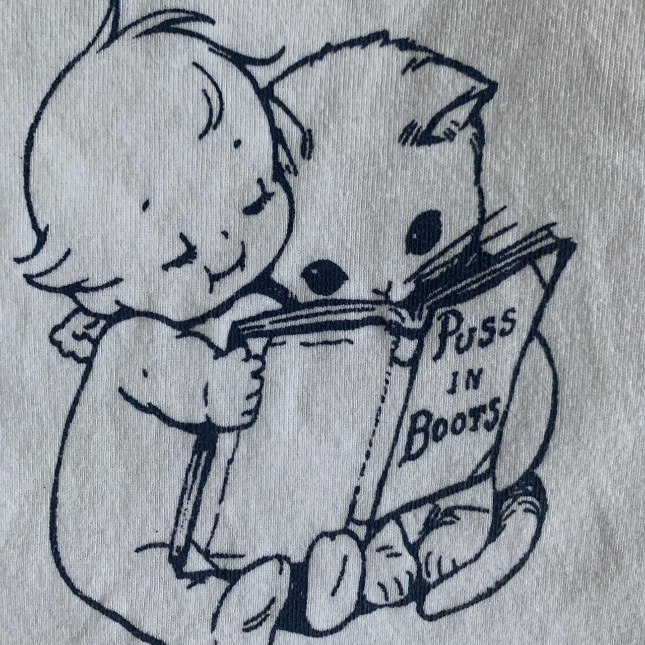 brandy melville baby angel & cat top one size fits... Depop