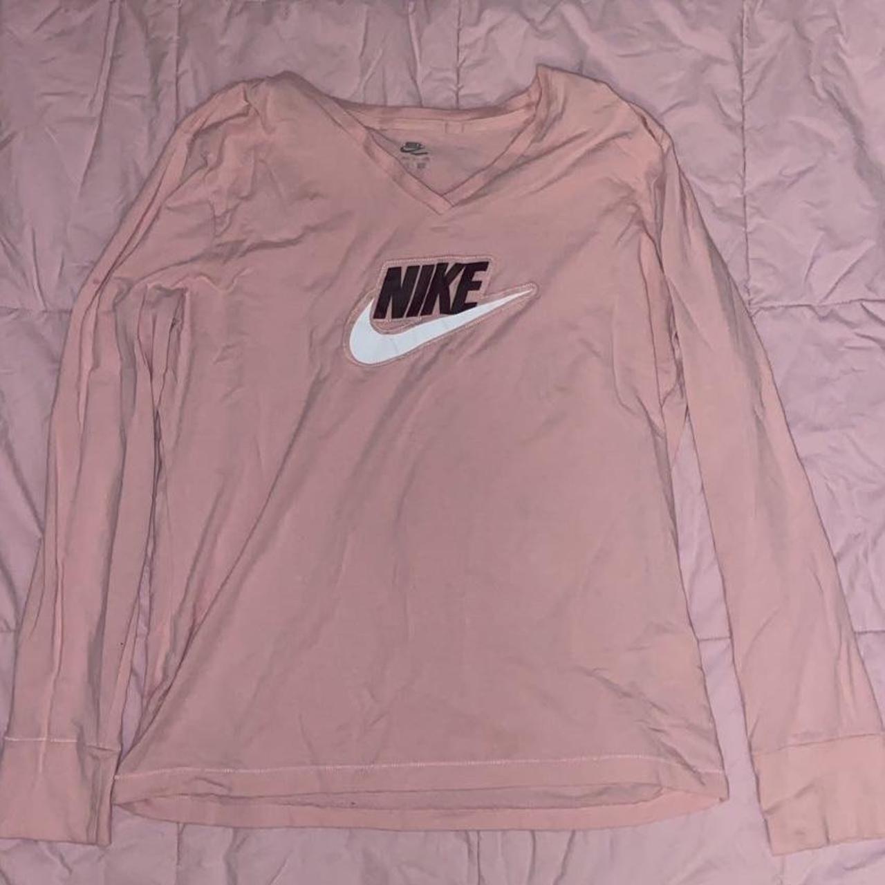 plus size pink nike shirt