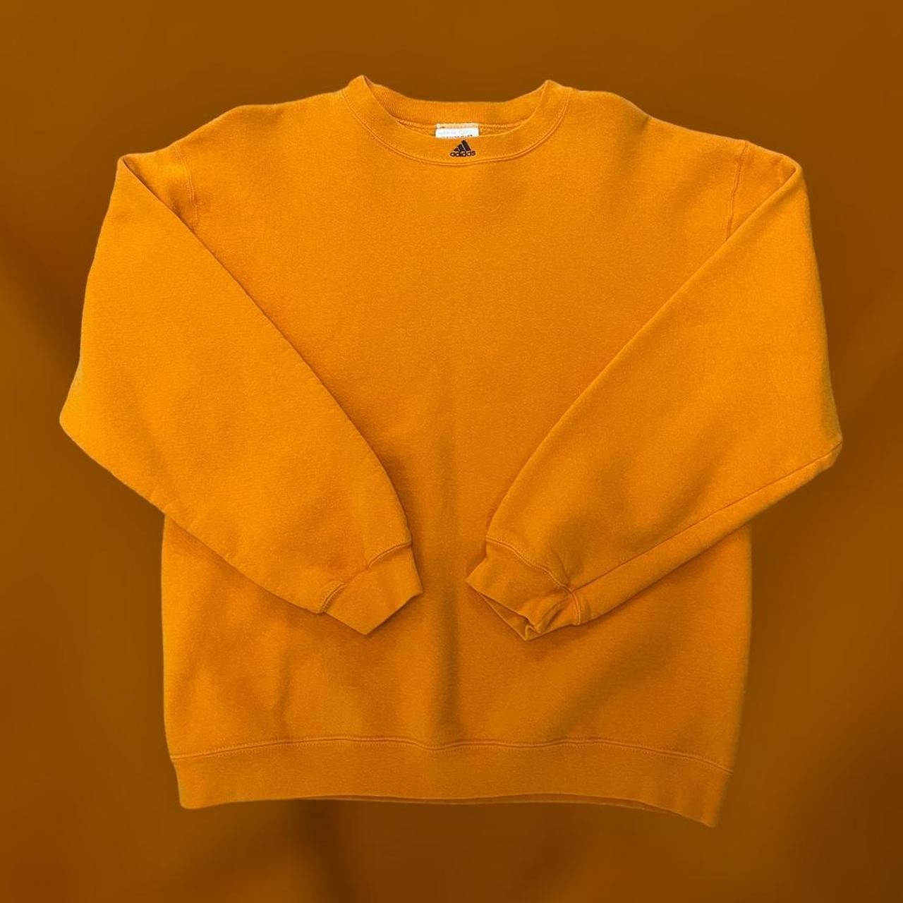 Adidas Men's Yellow Sweatshirt Depop