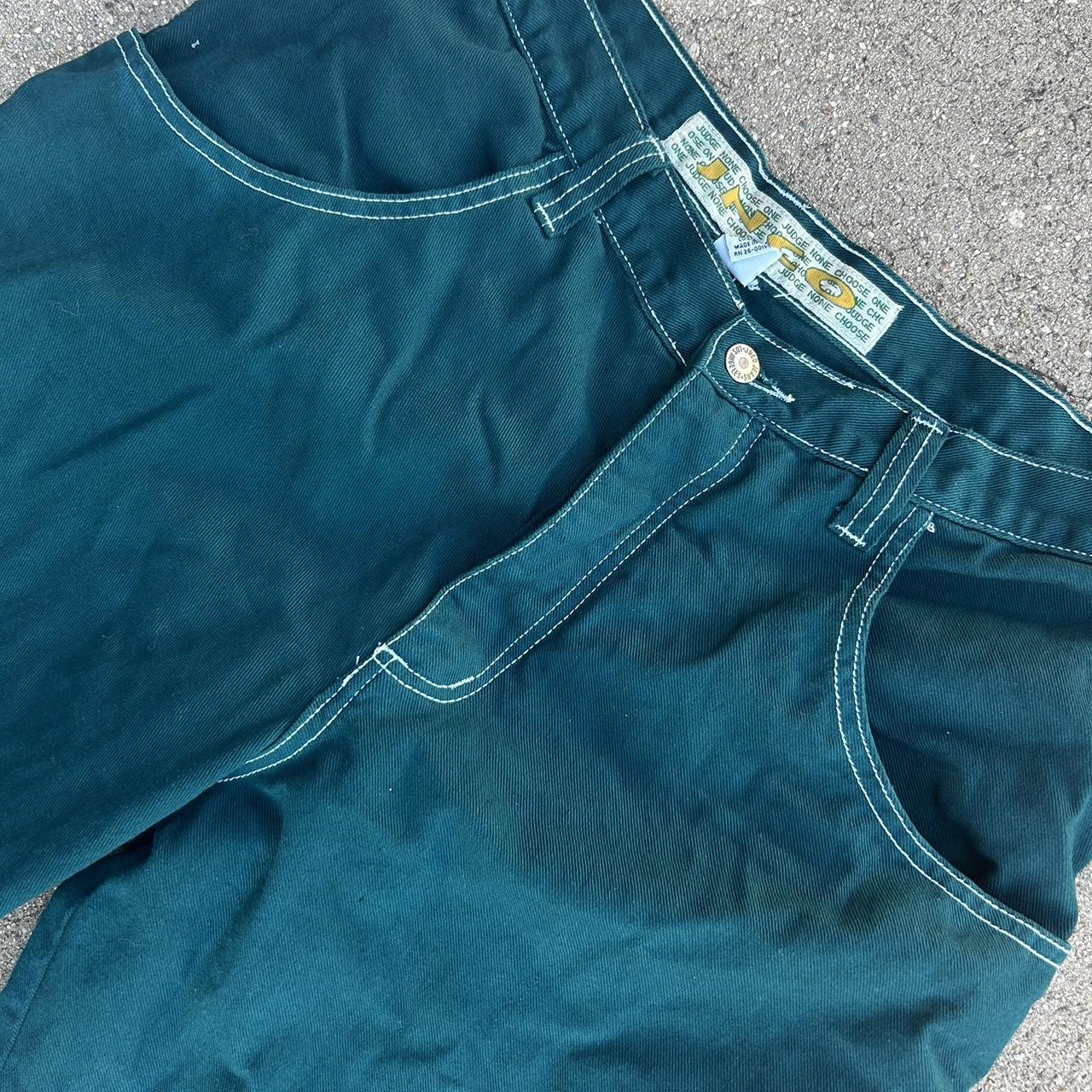 Very rare late 90s green, with white stitching jncos... - Depop