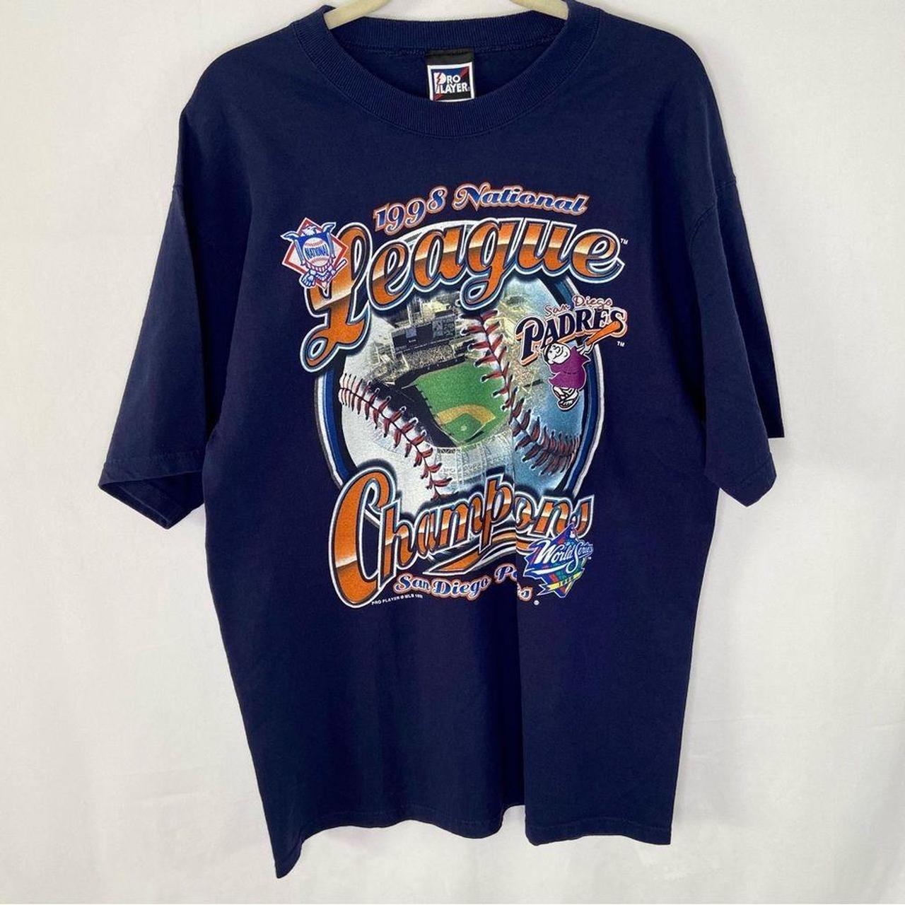 Vintage 1998 San Diego padres champs team t-shirt. - Depop