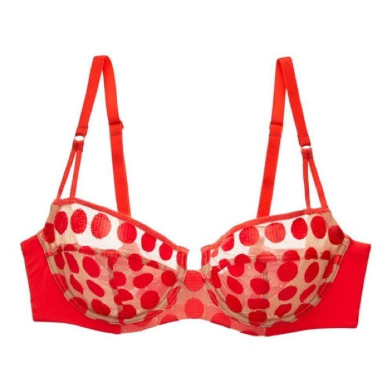 Natori Women's Red and Cream Bra (4)
