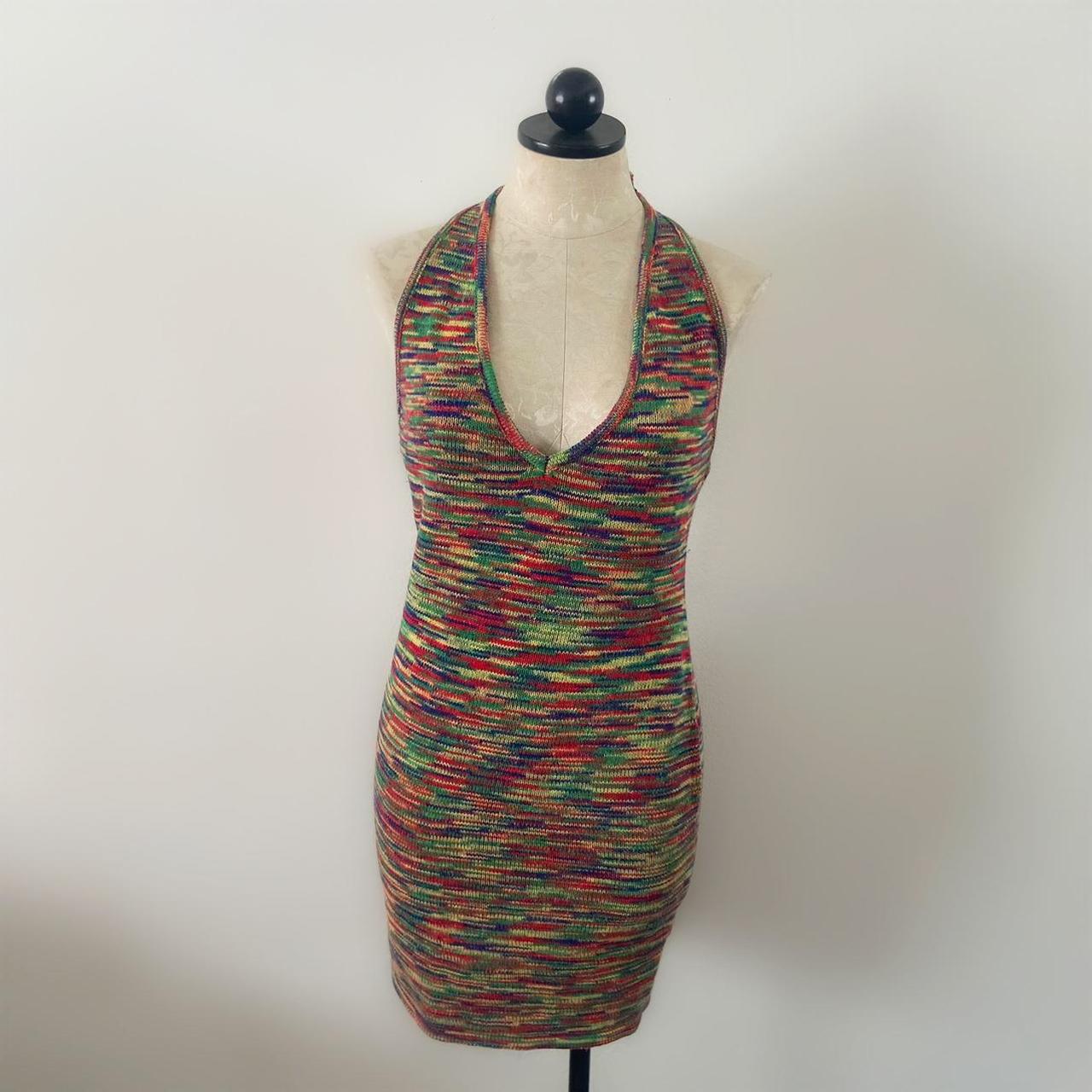 Fashion nova multi color dress