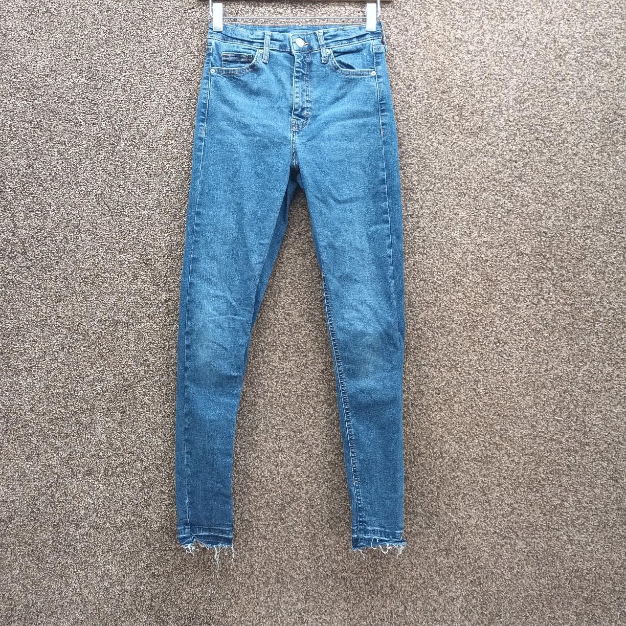 Topshop Women's Blue Jeans | Depop