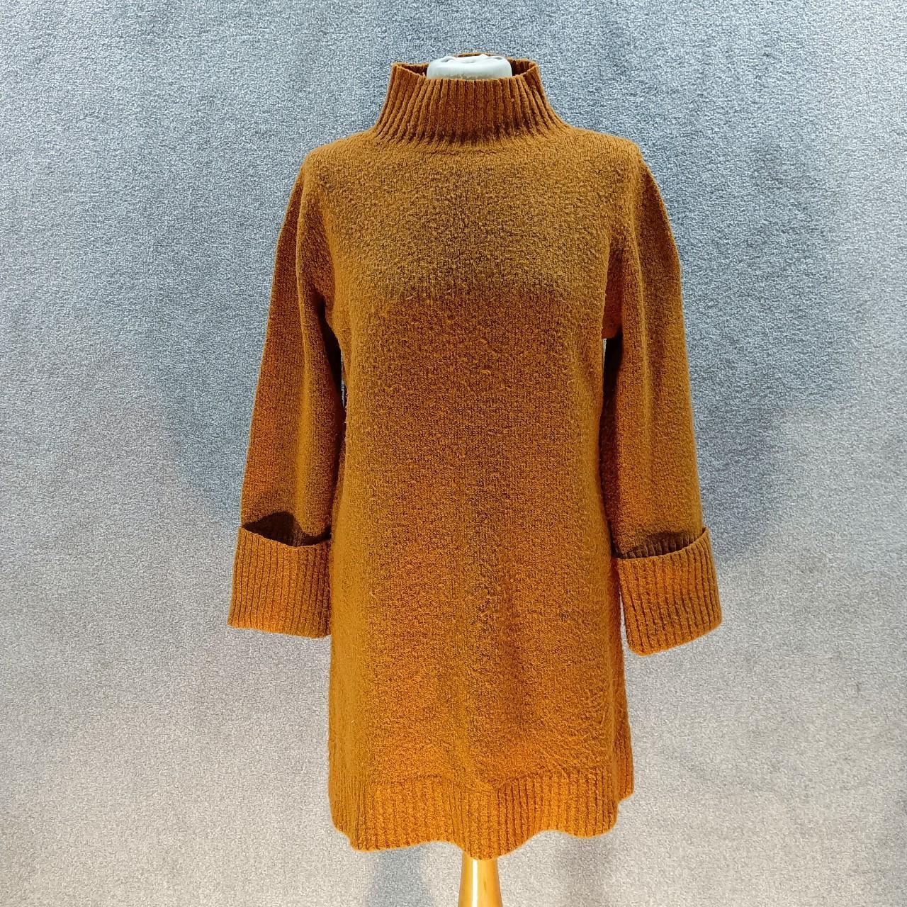 Sainsbury's TU Women's Tan and Orange Jumper Depop