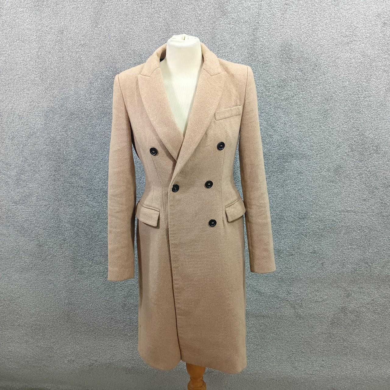 Zara Women's Tan Coat Depop