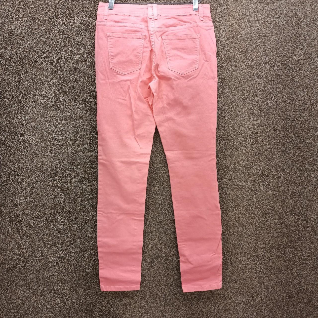 NEW LOOK LIGHT PINK SLIM JEANS STRETCH DENIM HIGH... Depop