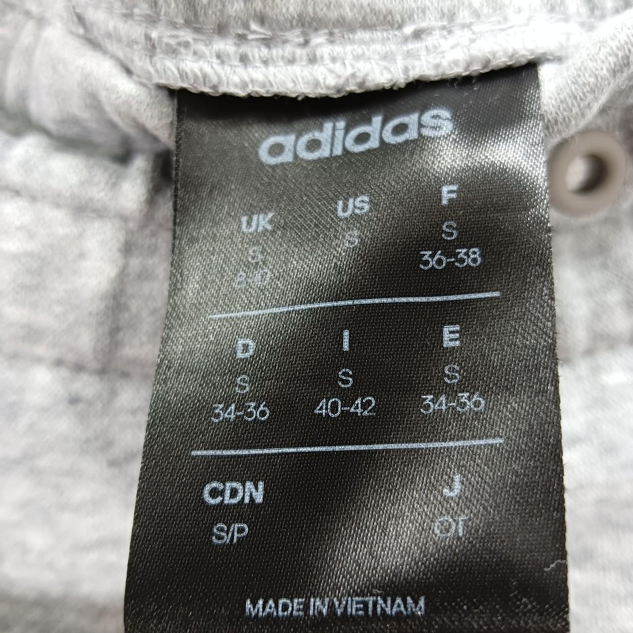 Adidas Women's Grey and White Joggers-tracksuits | Depop