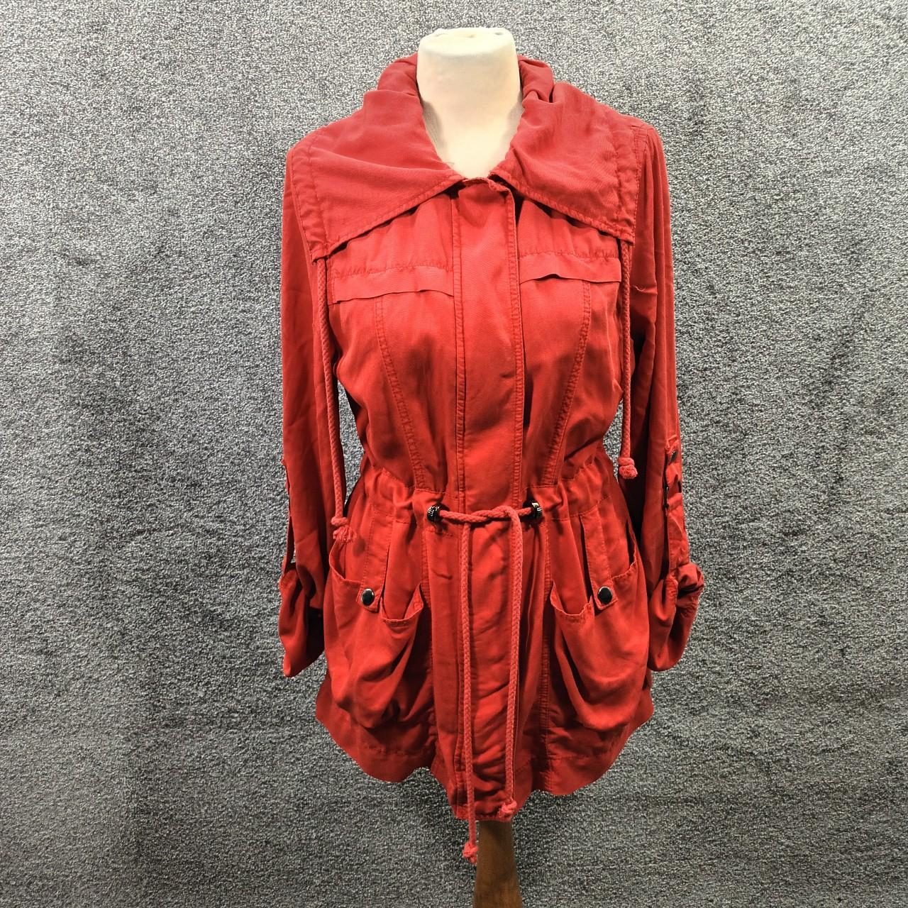 Next Women's Red Coat | Depop