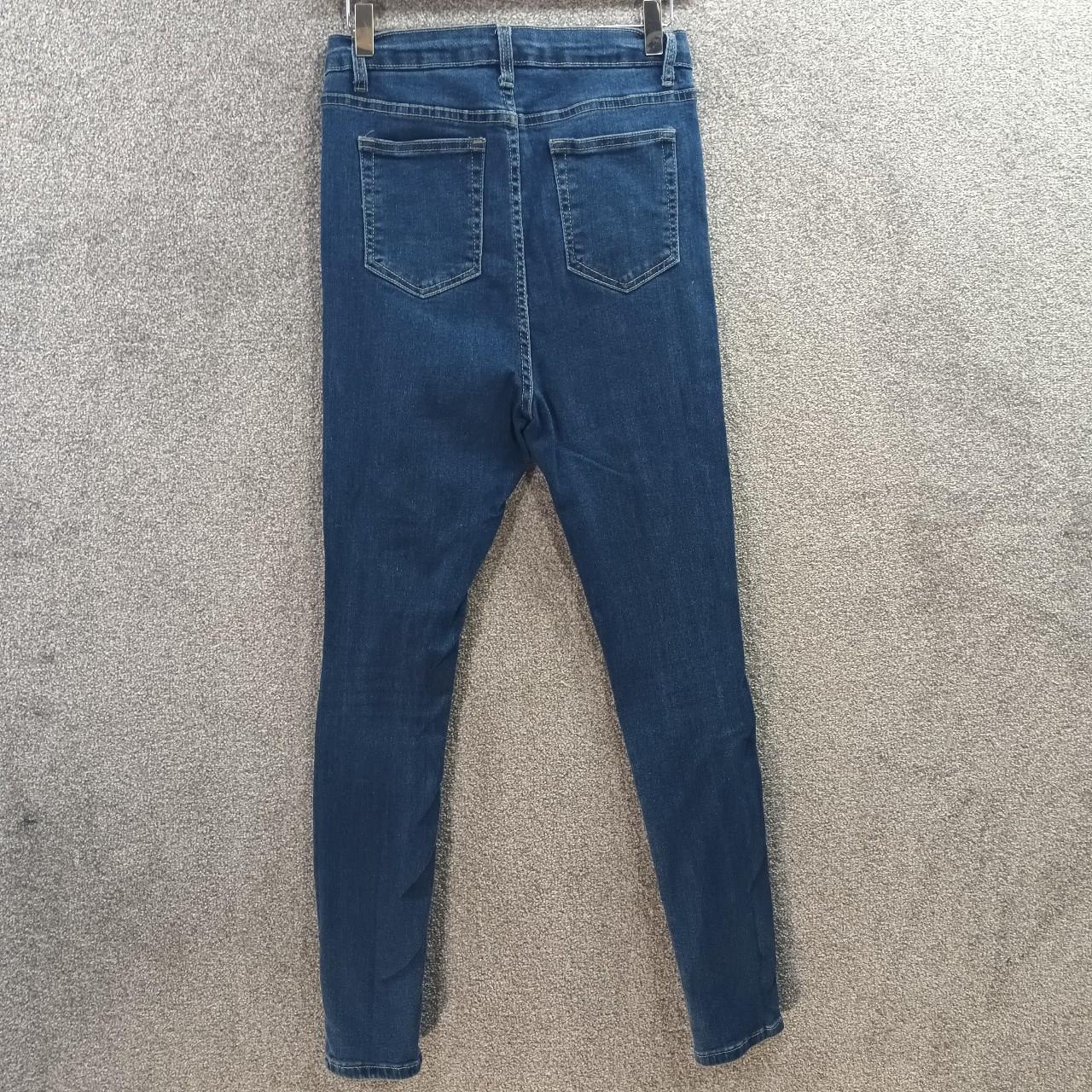 PLT NAVY 5 POCKET SKINNY RIPPED JEANS HIGH WAIST... - Depop