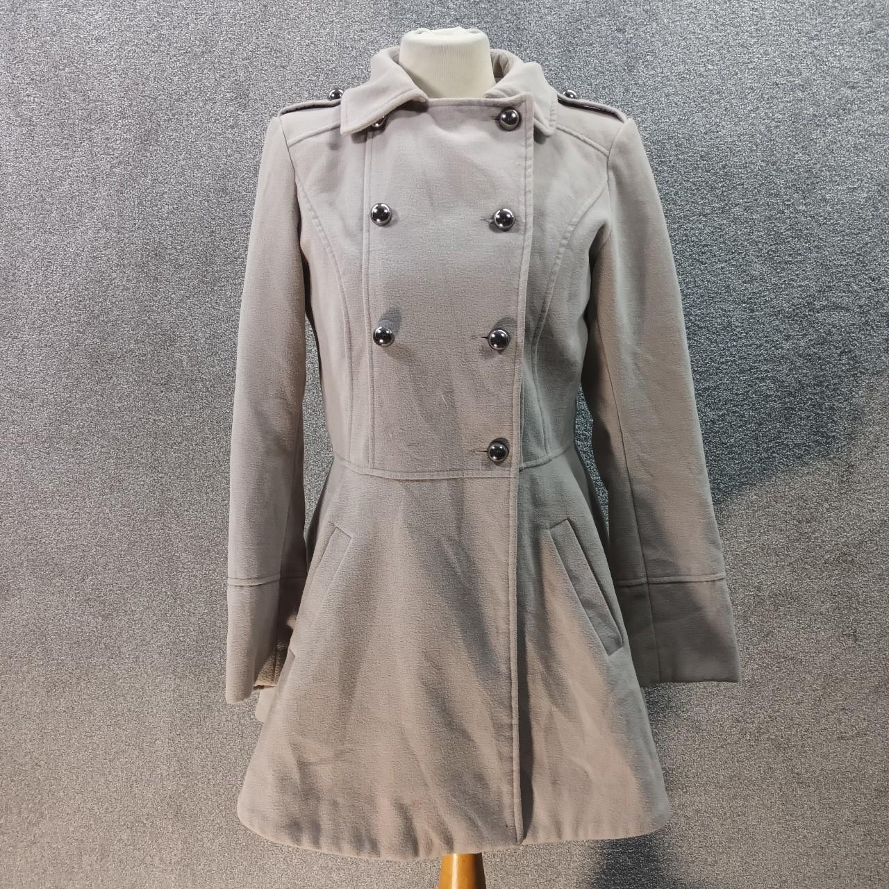 VIOLET ROMANCE CREAM ORANGE CHECKERED JACKET KNIT... Depop