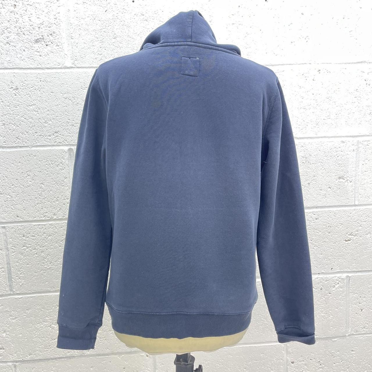 JACK WILLS NAVY HOODIE HEAVYWEIGHT UK SIZE 12 Depop