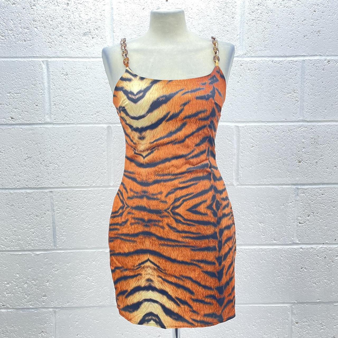 Missguided tiger dress hotsell