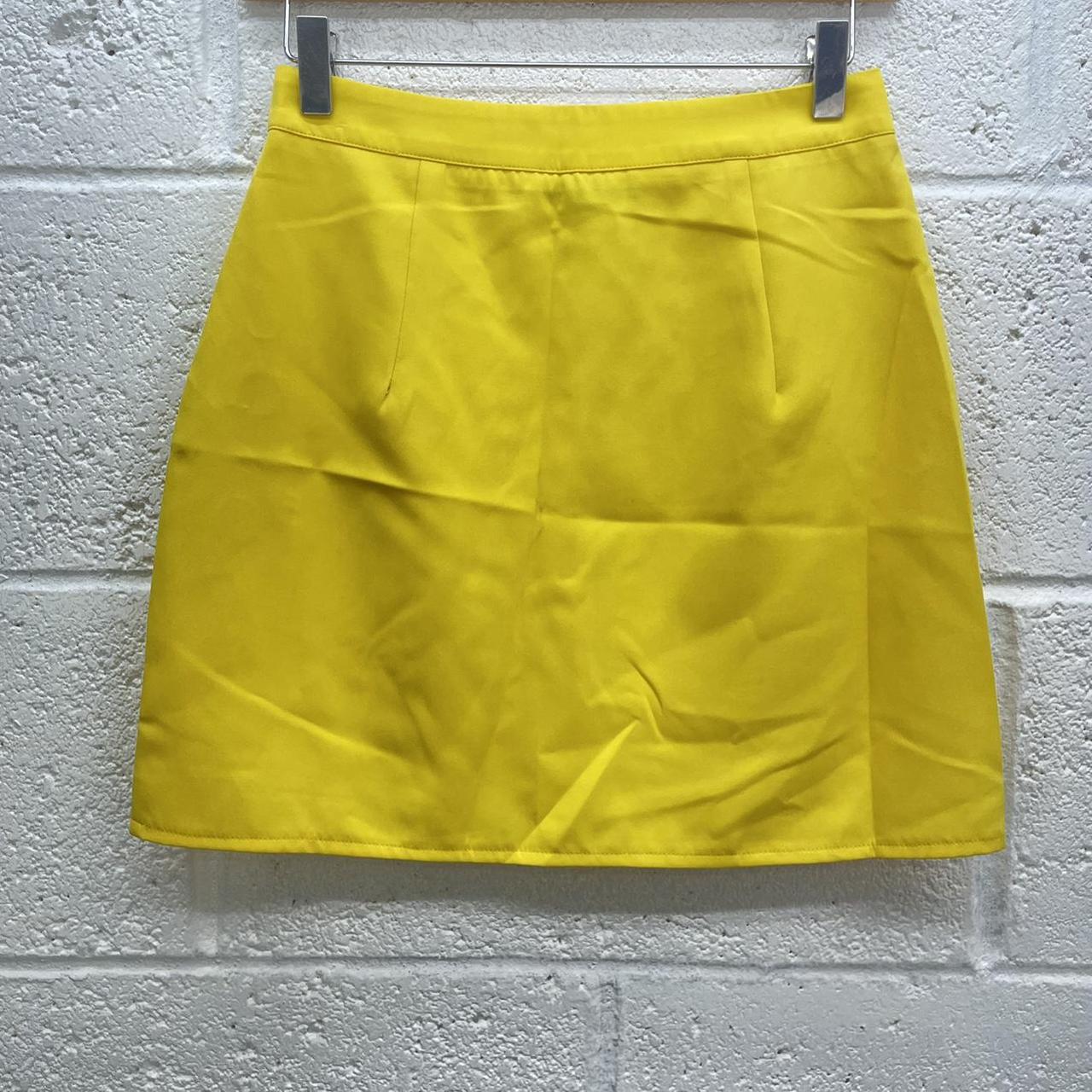 Quiz mustard skirt hotsell