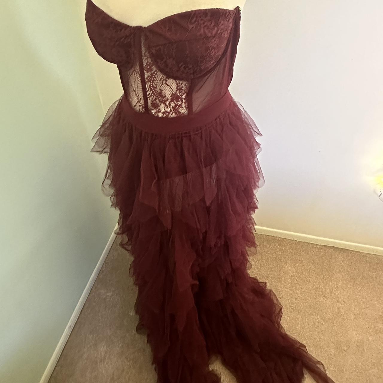 Fashion Nova Making a Scene Wine Maxi Dress. Depop