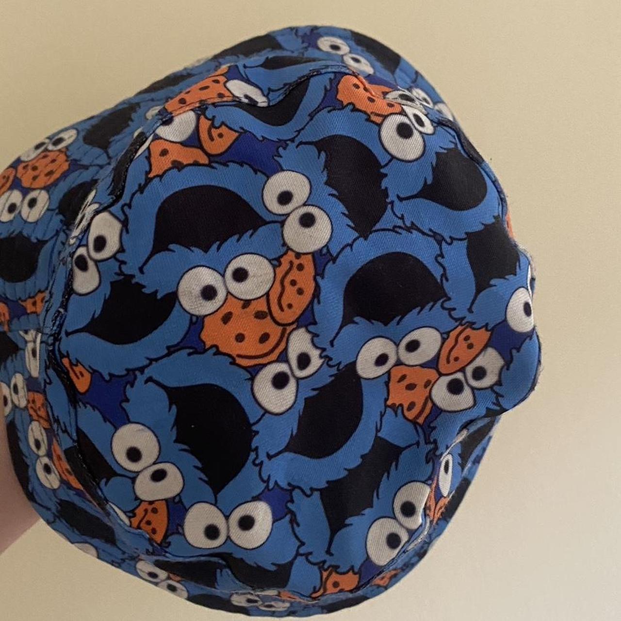 Cookie Monster bucket hat #cookiemonster Depop